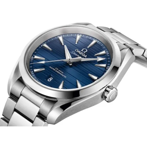 Omega Seamaster Aqua Terra Men Automatic Blue Stainless Steel Watch O22010382003001 - view 3