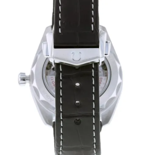 Omega Seamaster Aqua Terra Men Automatic Black Leather Watch O22013382001001 - view 4