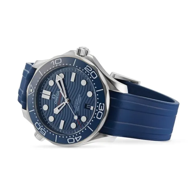 Omega Seamaster Men Automatic Blue Rubber Watch O21032422003001 - view 4
