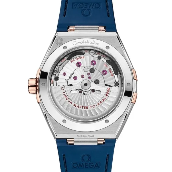 Omega Constellation Men Automatic Blue Leather Watch O13123412103001 - view 3