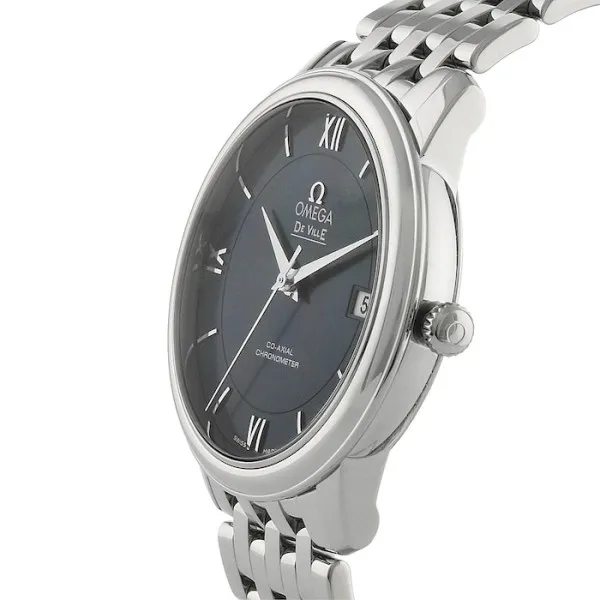 Omega De Ville Men Automatic Blue Stainless Steel Watch O42410402003001 - view 3