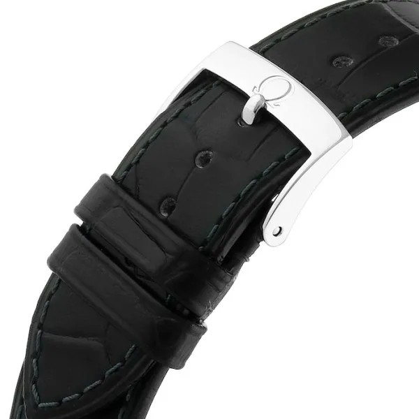 Omega De Ville Men Automatic Blue Leather Watch O42413402003001 - view 5