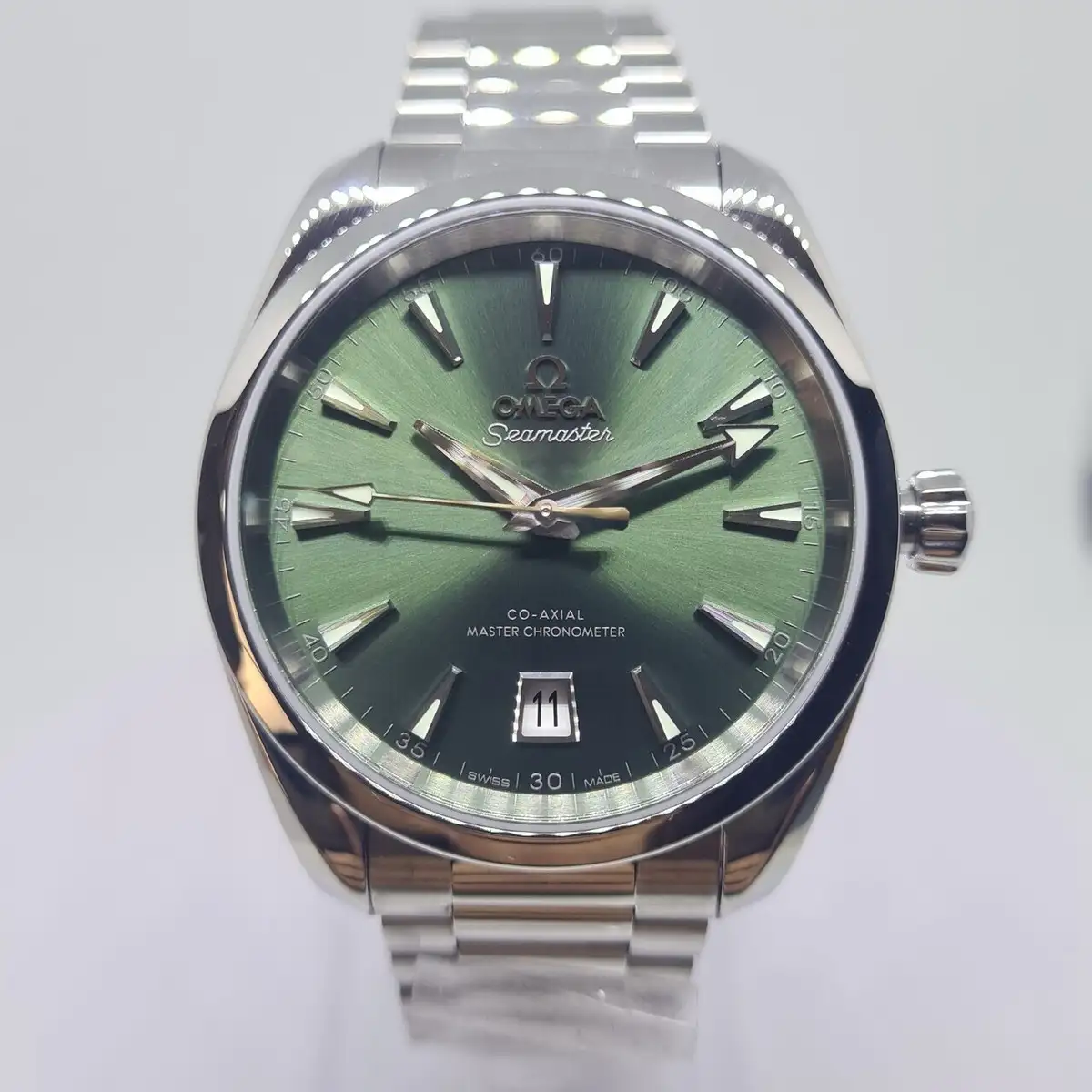 Omega Aquaterra Unisex Automatic Green Stainless Steel Watch O22010382010002 - view 4