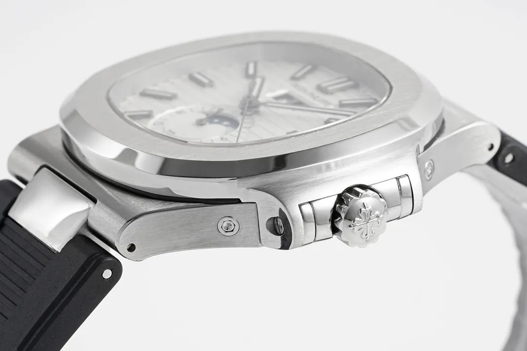 Patek Philippe Nautilus Blue Rubber Strap Watch - view 6