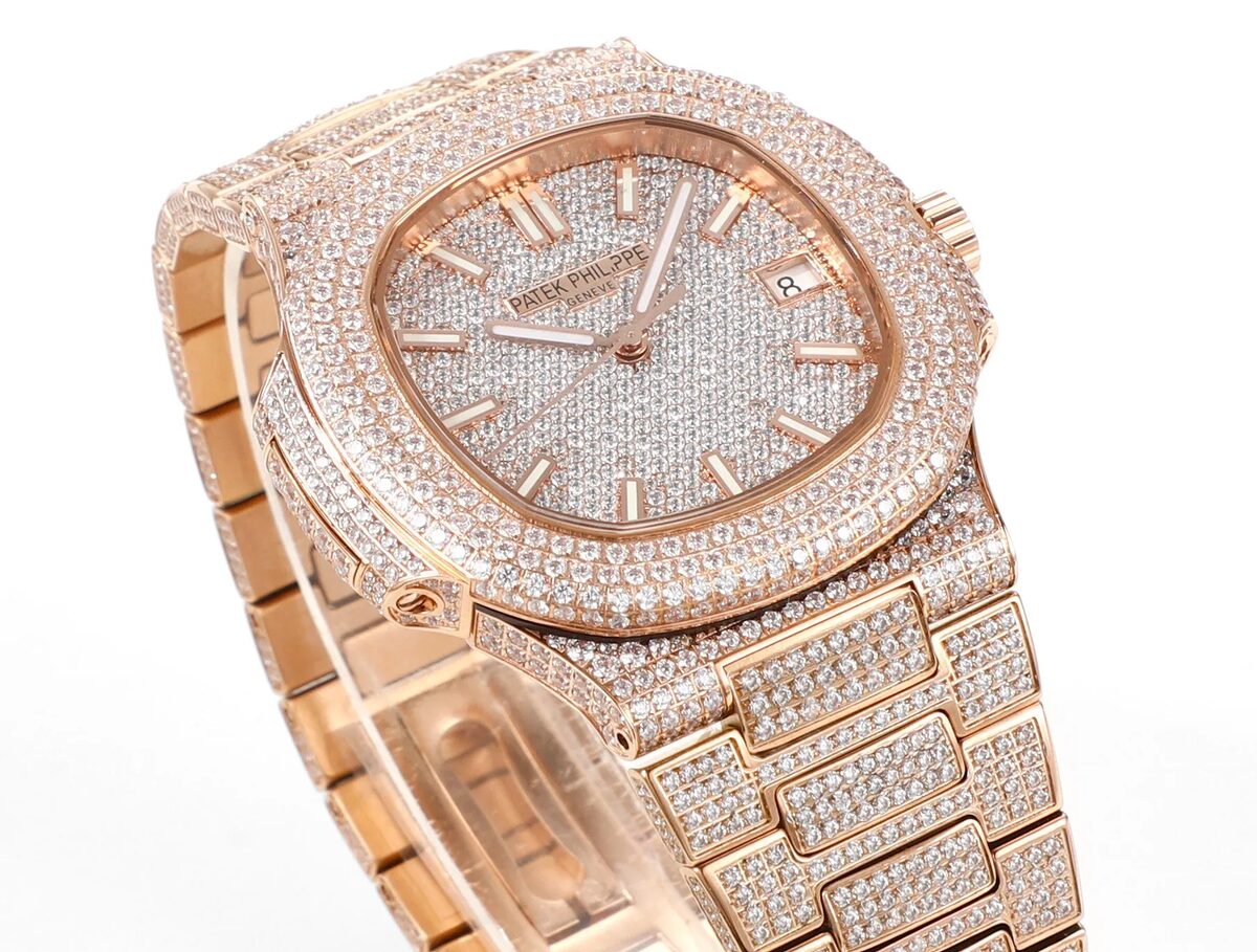 Patek Philippe Rose Gold Diamond Watch - view 5