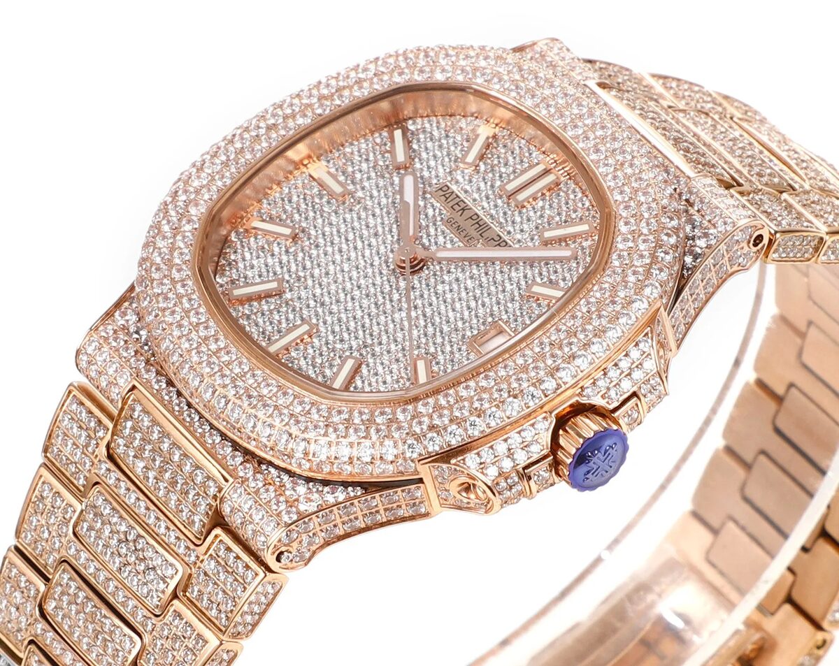 Patek Philippe Rose Gold Diamond Watch - view 6