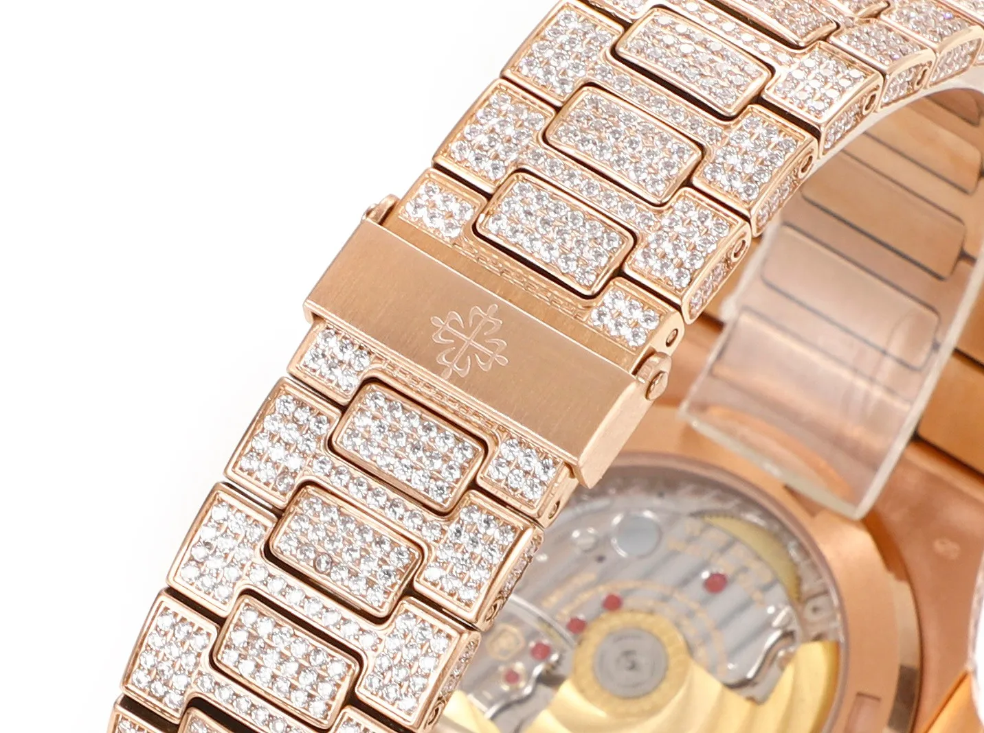 Patek Philippe Rose Gold Diamond Watch - view 10