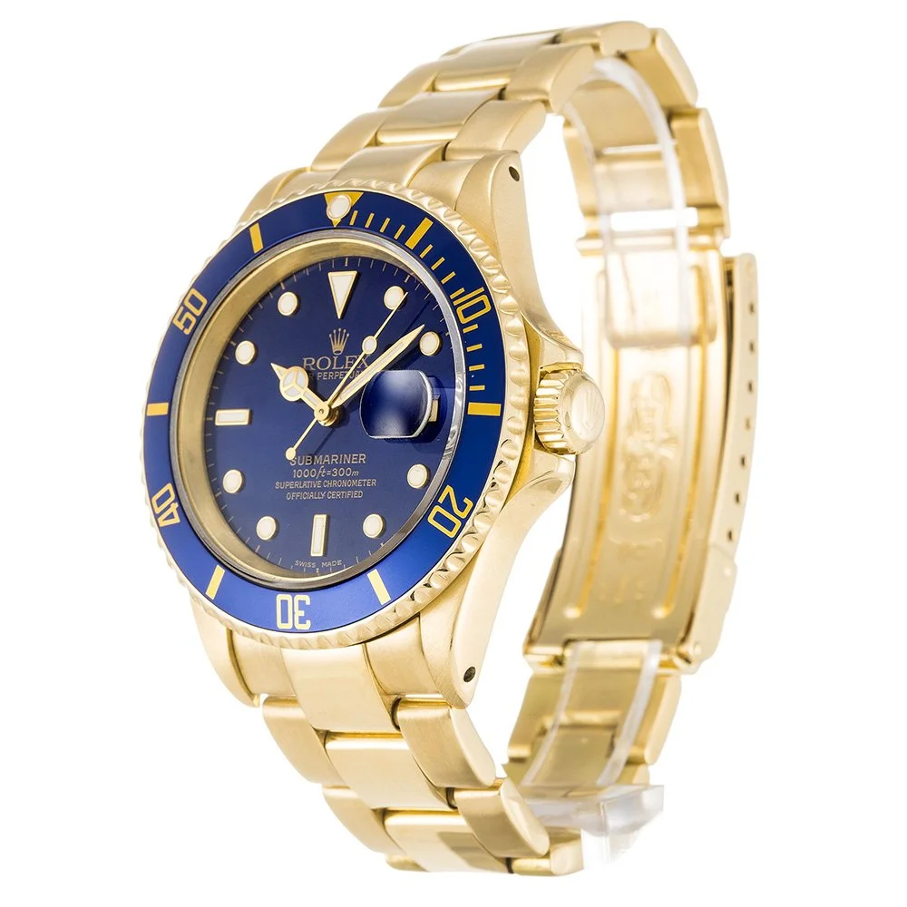 Rolex Submariner 40mm Blue Dial 16618LB - view 3