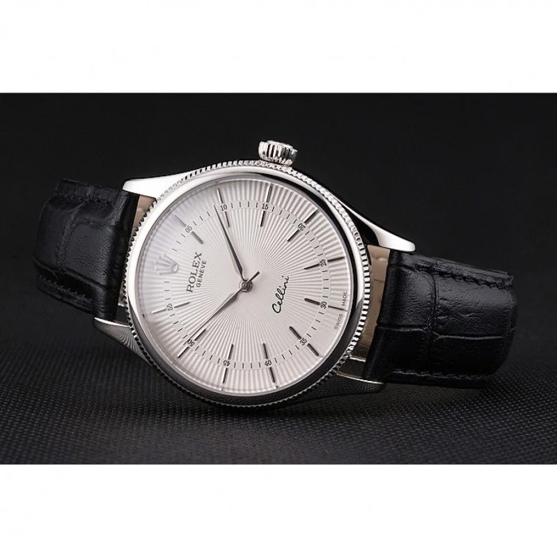 Superclone Rolex Cellini 38mm White Dial REP016805 - view 5
