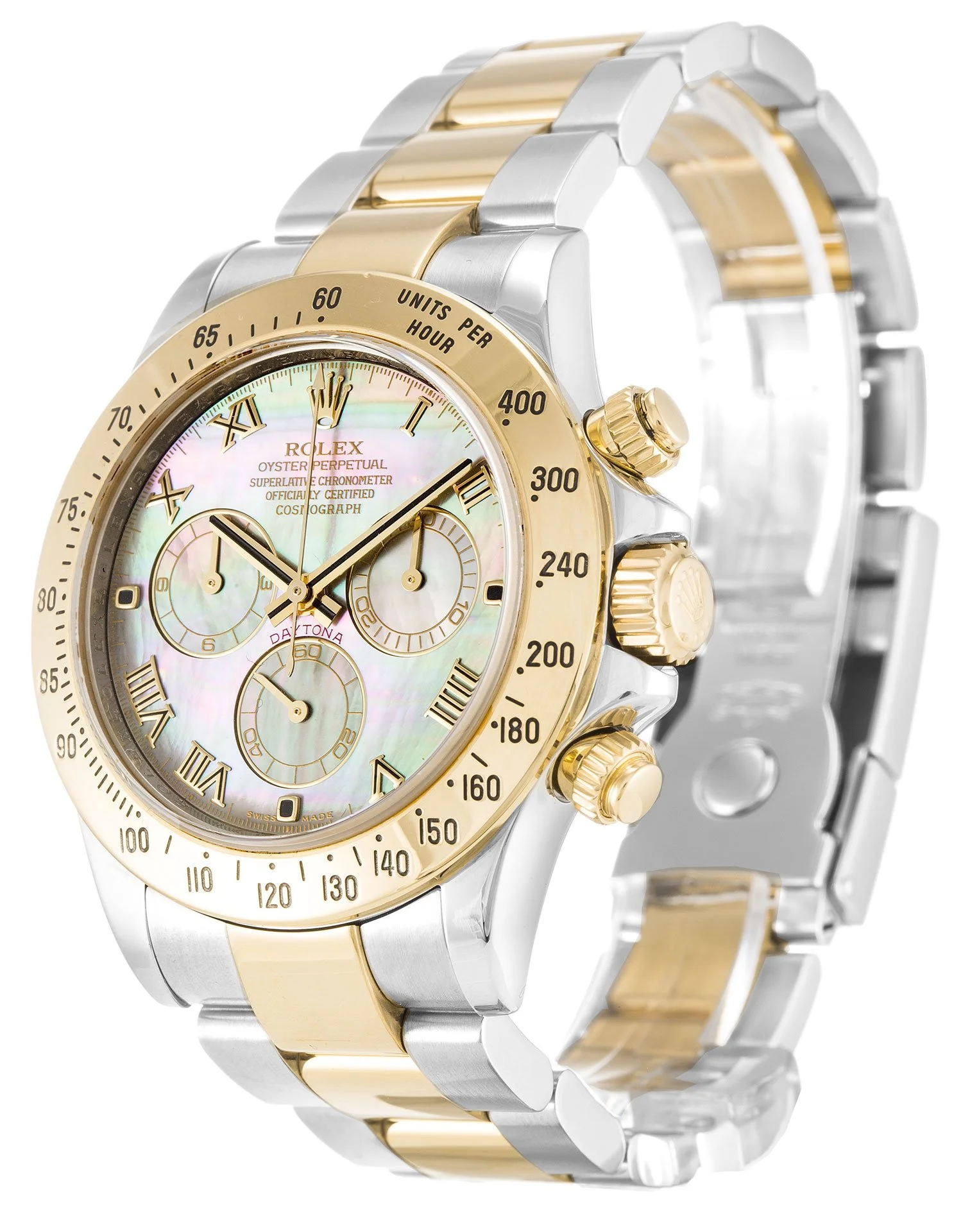 Rolex Daytona 40mm Mother of Pearl   Black Dial 116523 - view 3