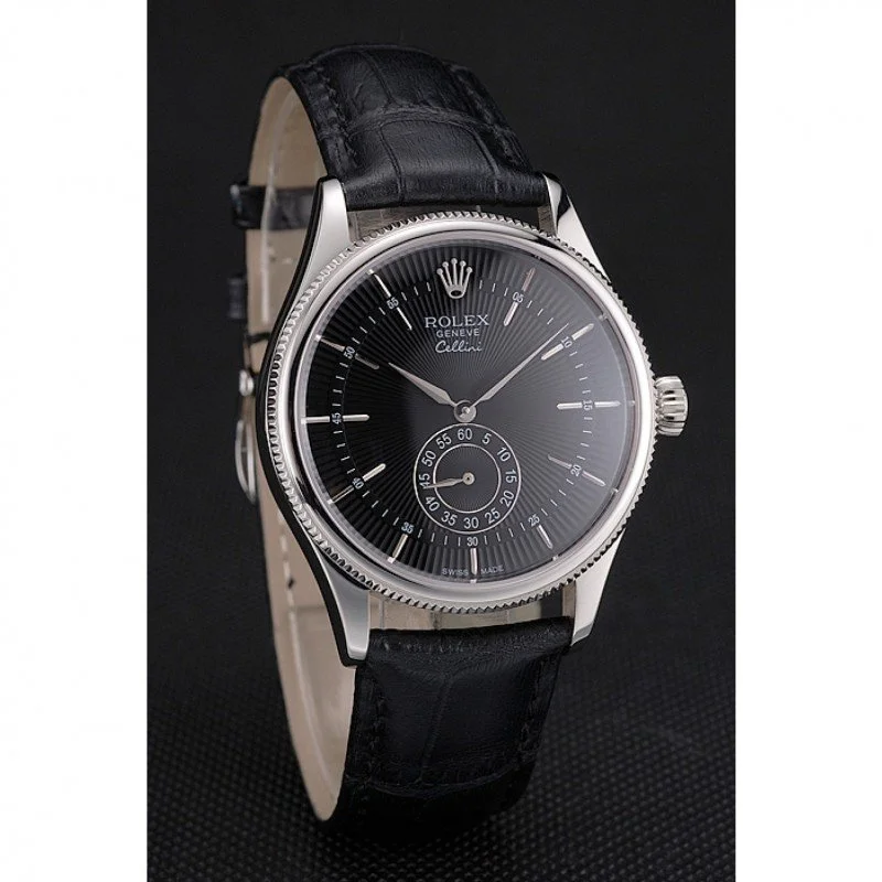 Superclone Rolex Cellini 38mm Black Dial REP016790 - view 4