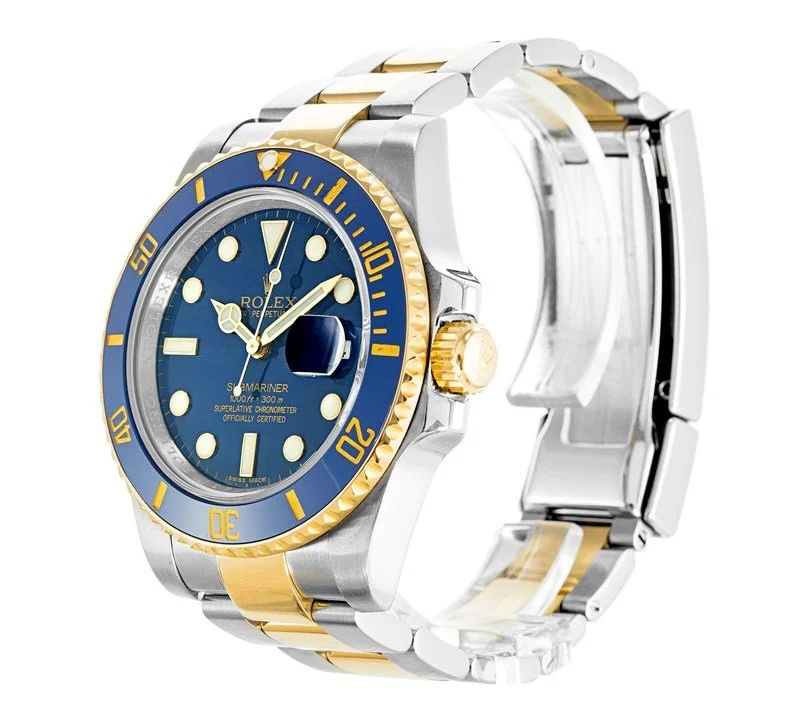 Superclone Rolex Submariner 40mm Blue Dial 116613LB  Bluesy - view 3