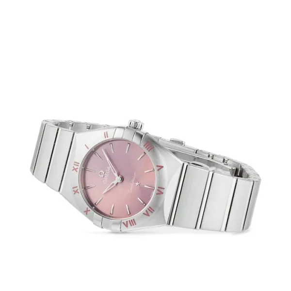 Omega Constellation Women Quartz Pink Stainless Steel Watch O13110286011001 - view 5