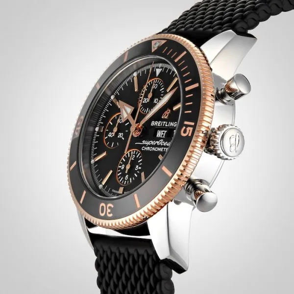 Breitling Superocean Heritage Men Automatic Black Rubber Watch U13313121B1S1 - view 6