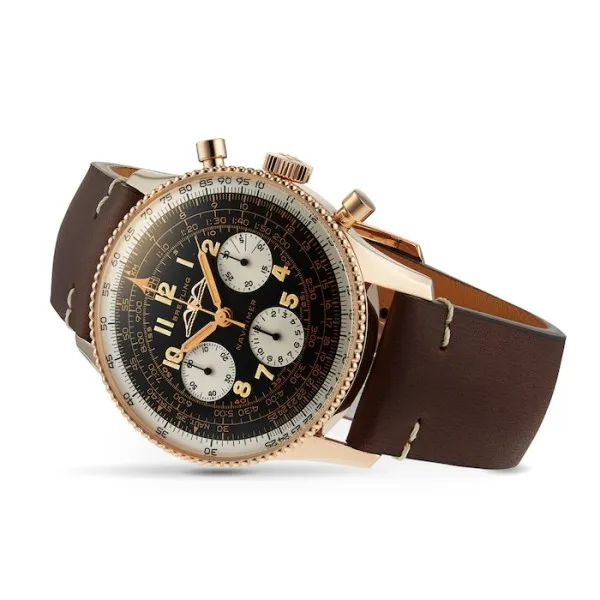 Breitling Navitimer Men Automatic Brown Leather Watch RB0910371B1X1 - view 3