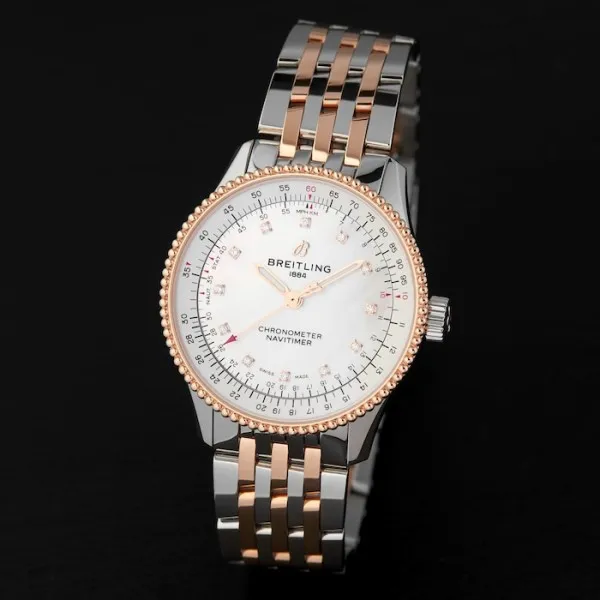 Breitling Navitimer Women Automatic Mother of Pearl Stainless Steel   Rose Gold Watch U17395211A1U1 - view 7
