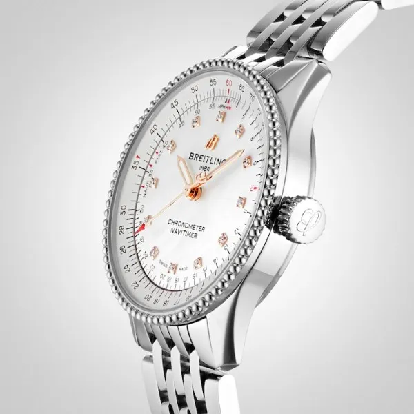 Breitling Navitimer Women Automatic Mother of Pearl Stainless Steel Watch A17395211A1A1 - view 6