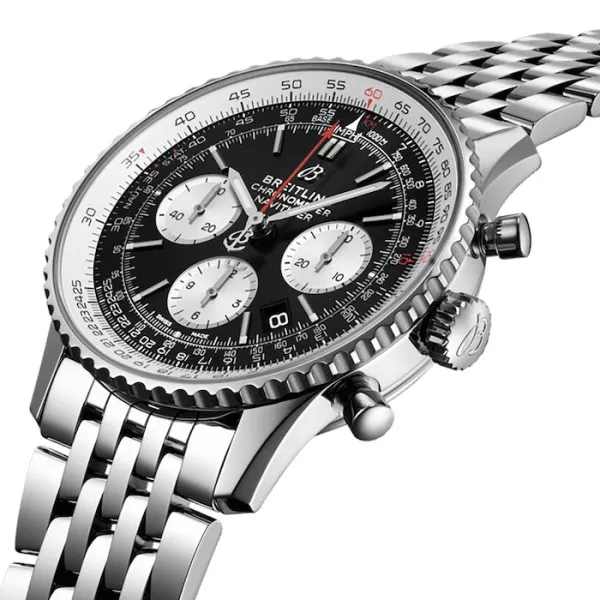 Breitling Navitimer Men Automatic Black Stainless Steel Watch AB0121211B1A1 - view 3