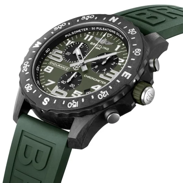 Breitling Endurance Pro Men Quartz Green Rubber Watch X823106B1L1S1 - view 4