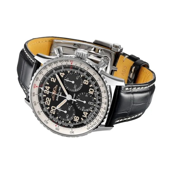 Breitling Navitimer Men Automatic Black Crocodile Watch PB02301A1B1P1 - view 4