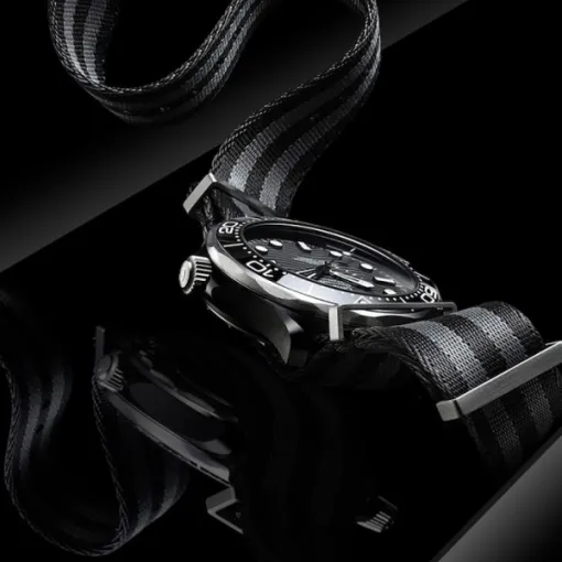 Omega Seamaster Men Automatic Black Fabric 007 Watch O21092442001002 - view 4